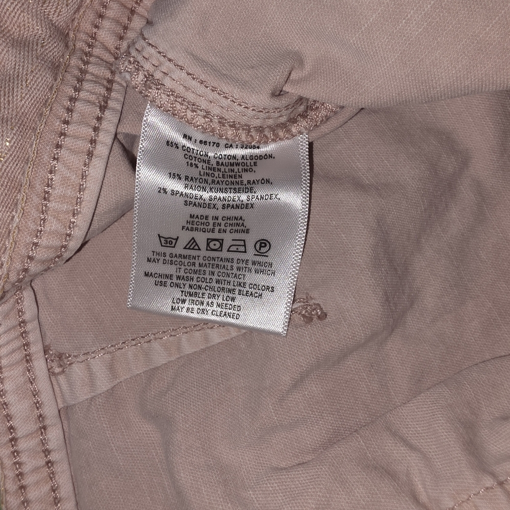 Anthropologie Wanderer Utility Pants Size 26 Rose - Picture 8 of 11